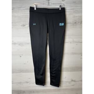 Under Armour Base 3.0 Pants Womens Large Black Fitted Thermal Leggings Baselayer